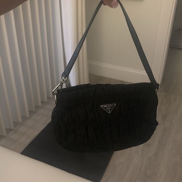 Prada Nylon leather strap. Mini shoulder bag - Picture 6 of 7